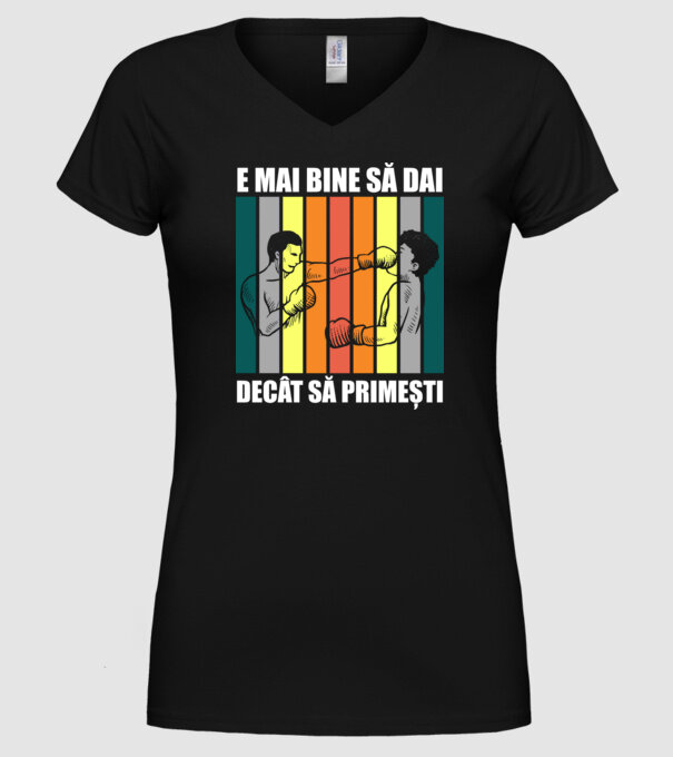 E mai bine să dai decât să primești model negru pe tricou