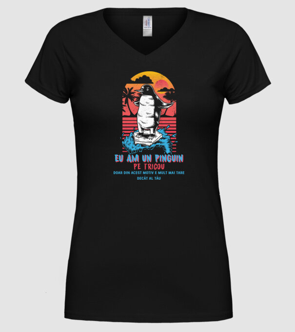 eu am un pinguin pe tricou - doar din acest motiv e mult mai tare decât al tău model negru pe tricou