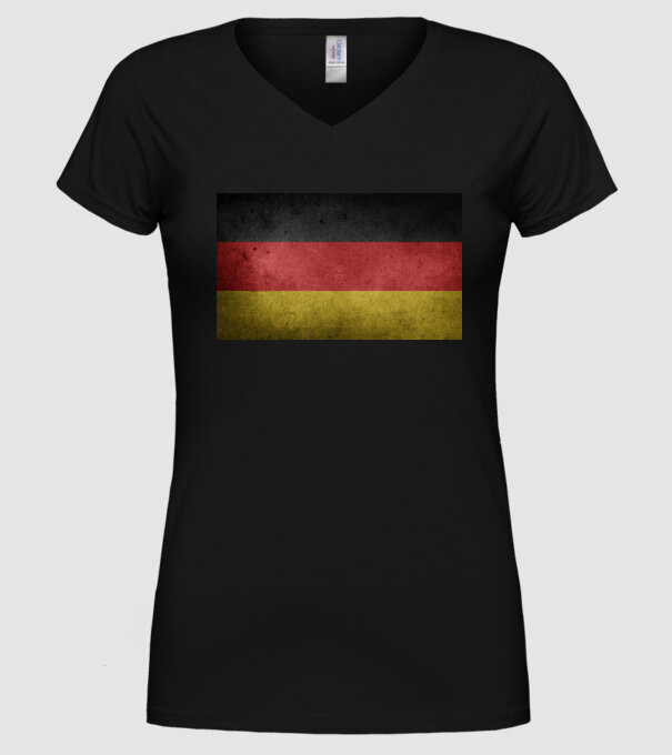 GERMANY model negru pe tricou