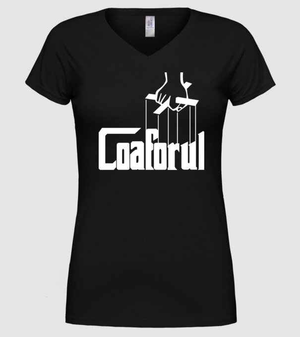 Coaforul/ Frizerul model negru pe tricou