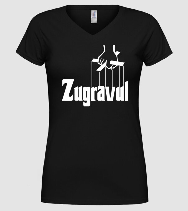 Zugravul model negru pe tricou