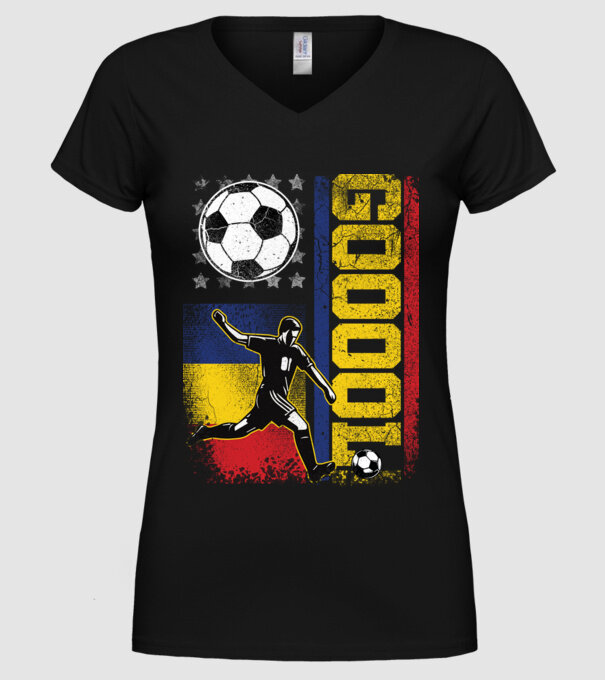 GOOOL model negru pe tricou