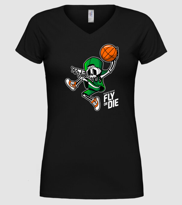Graffiti model negru pe tricou