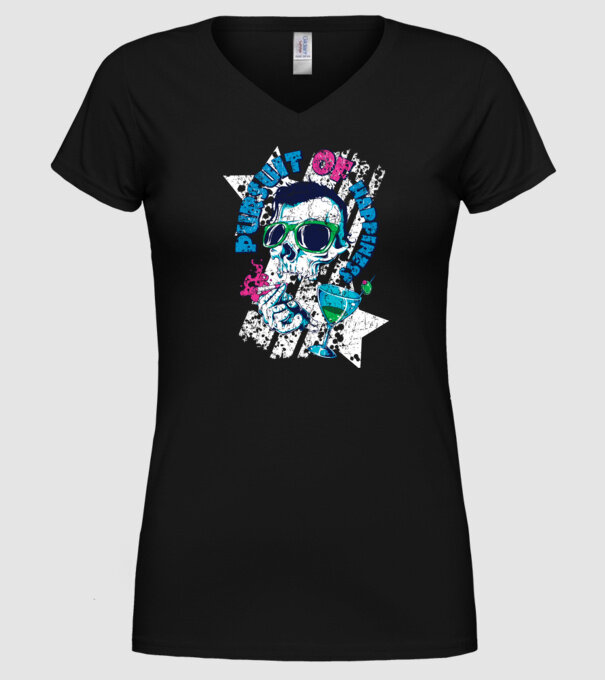 Graffiti model negru pe tricou