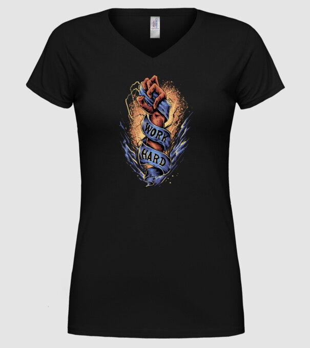 Graffiti model negru pe tricou