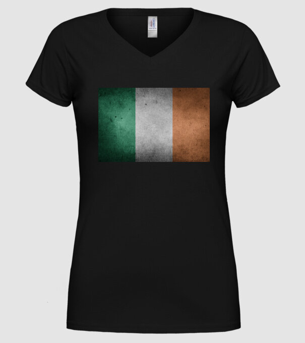 IRELAND model negru pe tricou