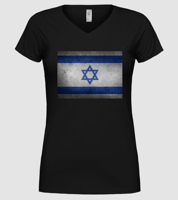 ISRAEL model negru pe tricou
