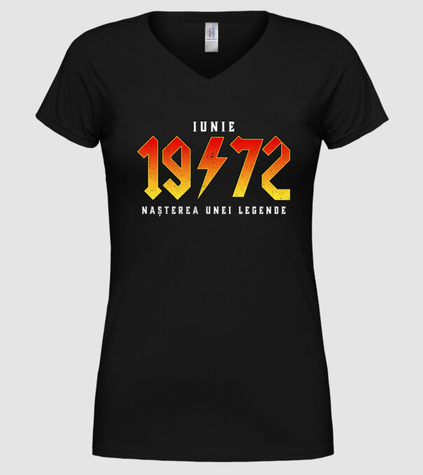 Iunie - 1972 - nașterea unei legende model negru pe tricou