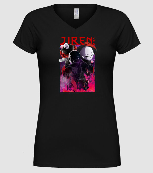 jiren dragonball model negru pe tricou