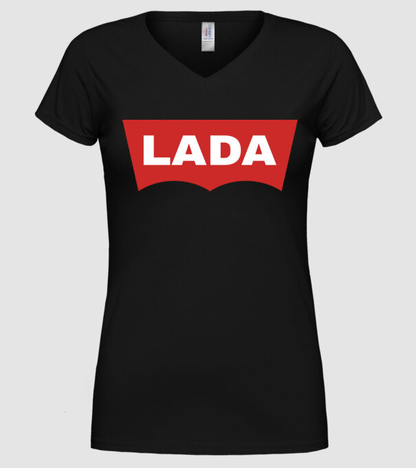 Lada Levis model negru pe tricou