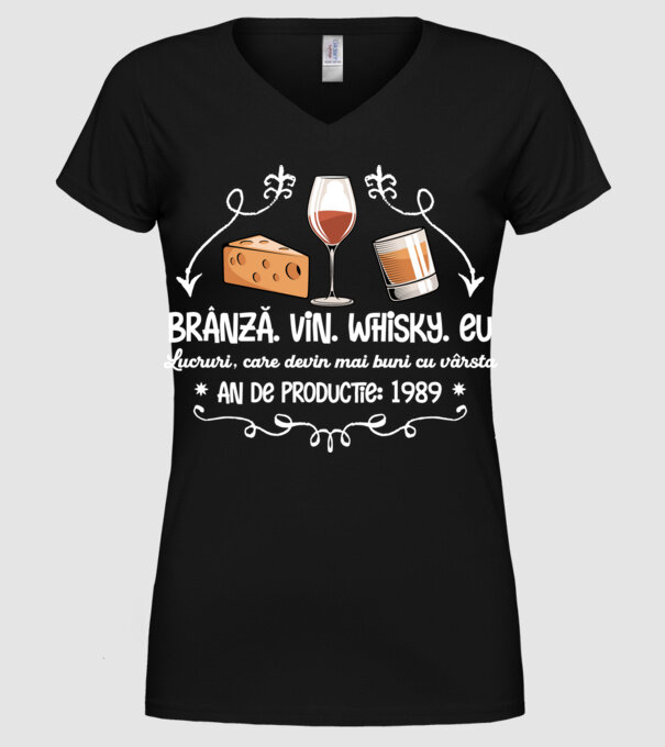 Lucruri, care devin mai buni cu vârsta 1989 35 de ani model negru pe tricou