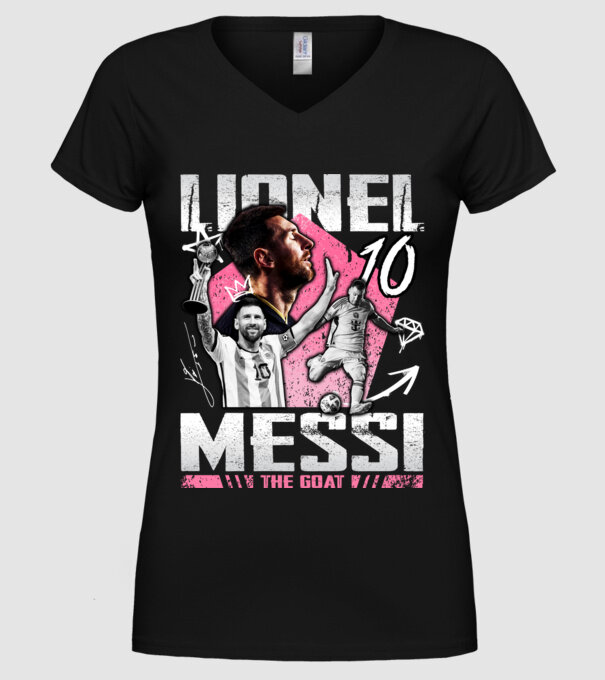 Messi tribute model negru pe tricou