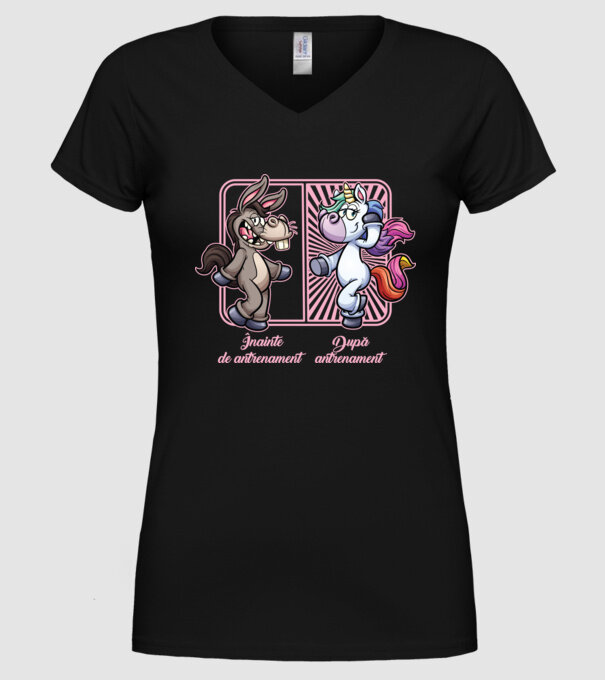 inainte de antrenament model negru pe tricou