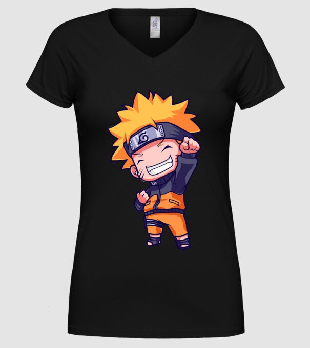NARUTO model negru pe tricou