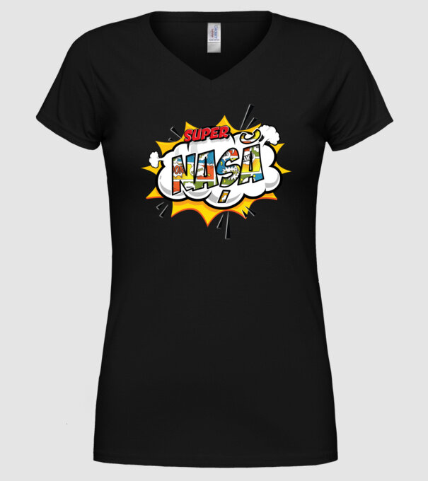 Nașă model negru pe tricou