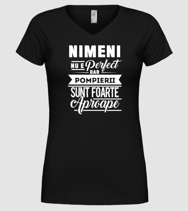 Nimeni nu e perfect, dar pompierii sunt foarte aproape model negru pe tricou
