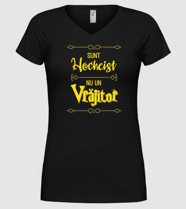 sunt hocheist, nu un vrăjitor model negru pe tricou