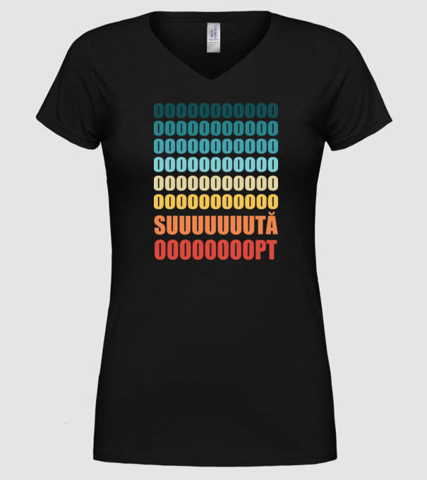 Oooooo suuută oooopt  model negru pe tricou