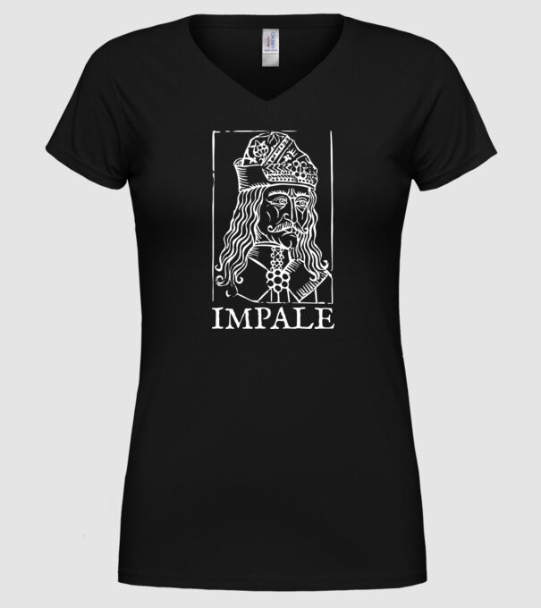 România Dracula 2 model negru pe tricou