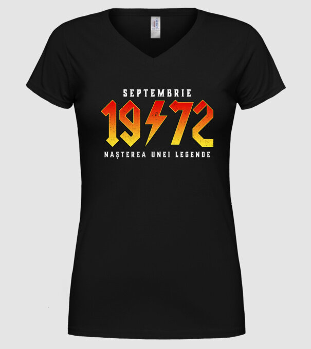 Septembrie - 1972 - nașterea unei legende model negru pe tricou