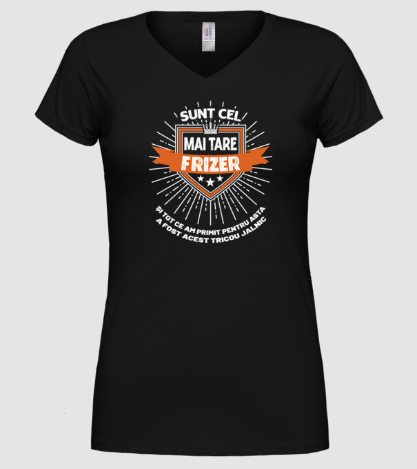 Sunt cel mai tare frizer și tot ce am primit pentru asta a fost acest tricou jalnic model negru pe tricou