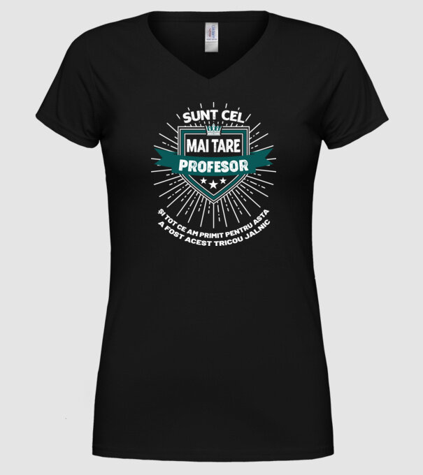 Sunt cel mai tare profesor și tot ce am primit pentru asta a fost acest tricou jalnic model negru pe tricou