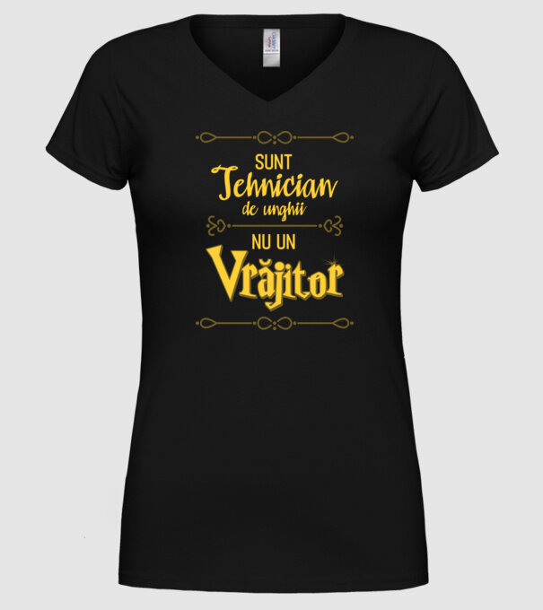 Sunt tehnician de unghii, nu un vrăjitor model negru pe tricou