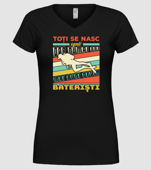 toți se nasc egali, dar numai cei mai buni devin scafandri model negru pe tricou