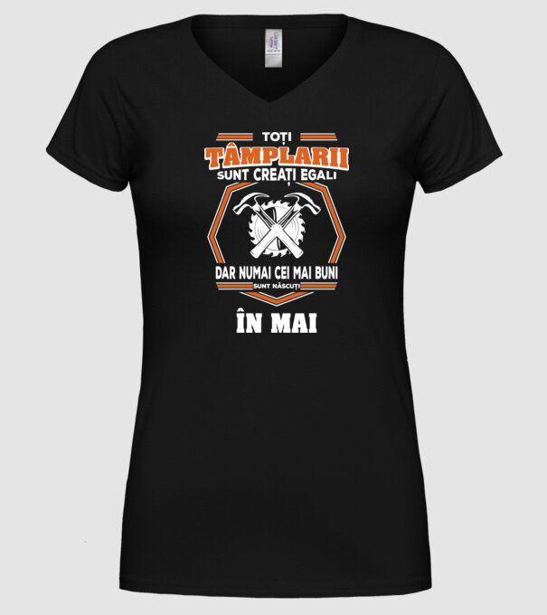 toți tâmplarii sunt creați egali, dar numai cei mai buni sunt născuți în mai model negru pe tricou