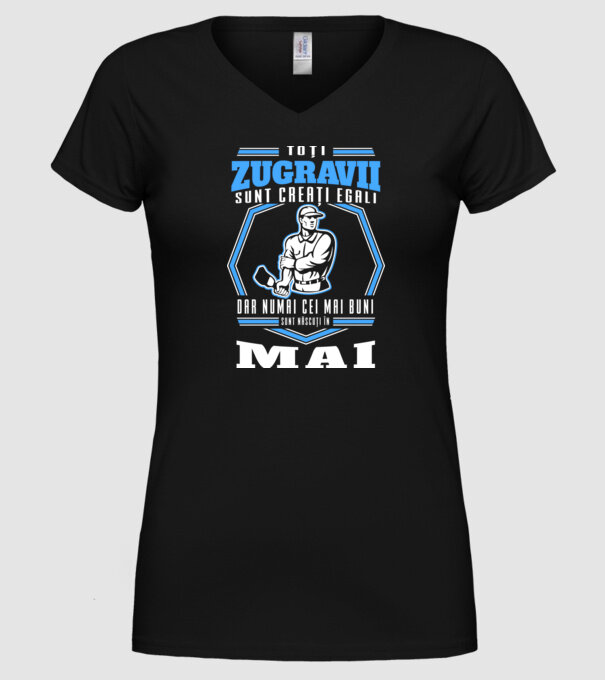 Toți zugravii sunt creați egali, dar numai cei mai buni sunt născuți în mai model negru pe tricou