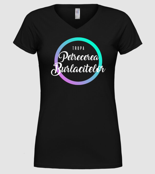 trupa petrecerea burlăcitelor model negru pe tricou