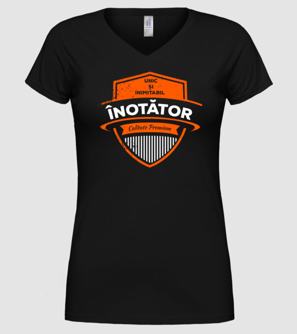 Înotător unic și inimitabil calitate premium model negru pe tricou