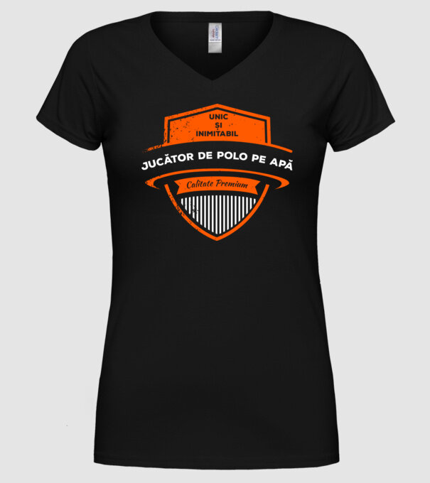 Jucător de Polo pe apă unic și inimitabil calitate premium model negru pe tricou