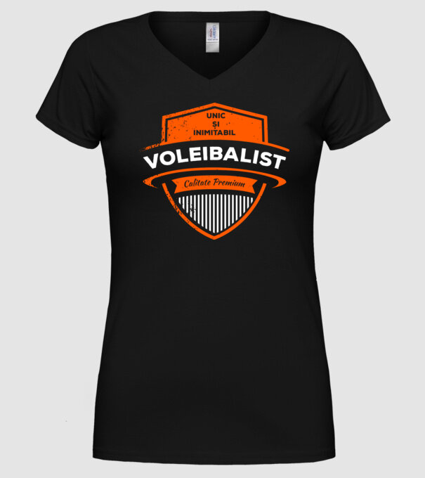VOLEIBALIST unic și inimitabil calitate premium model negru pe tricou