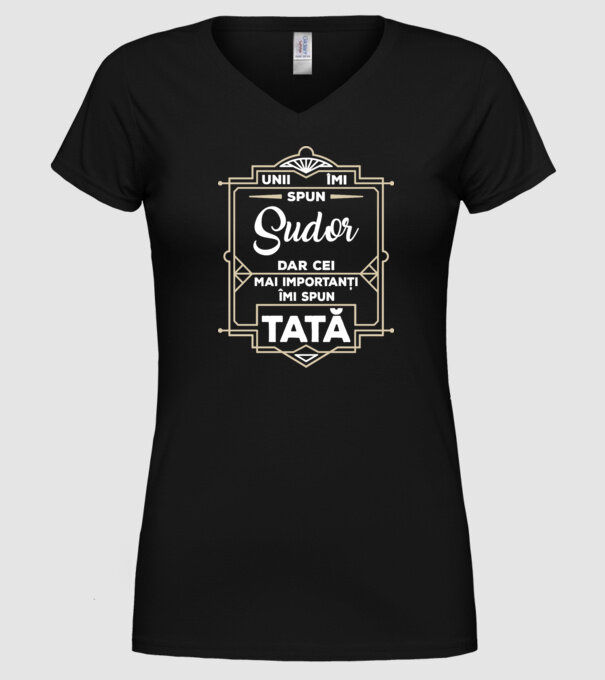 Unii îmi spun_Sudor model negru pe tricou
