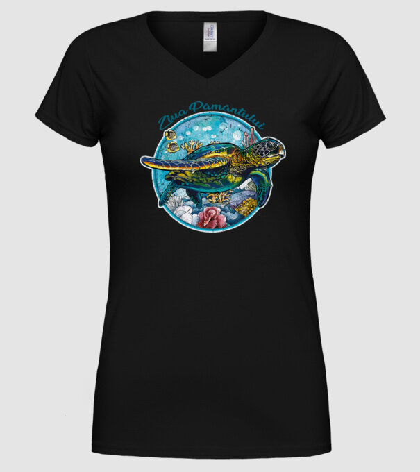 Ziua Pământului model negru pe tricou