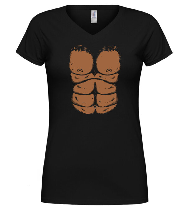  model  pe tricou