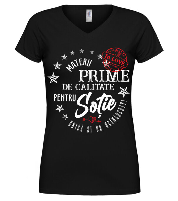  model  pe tricou