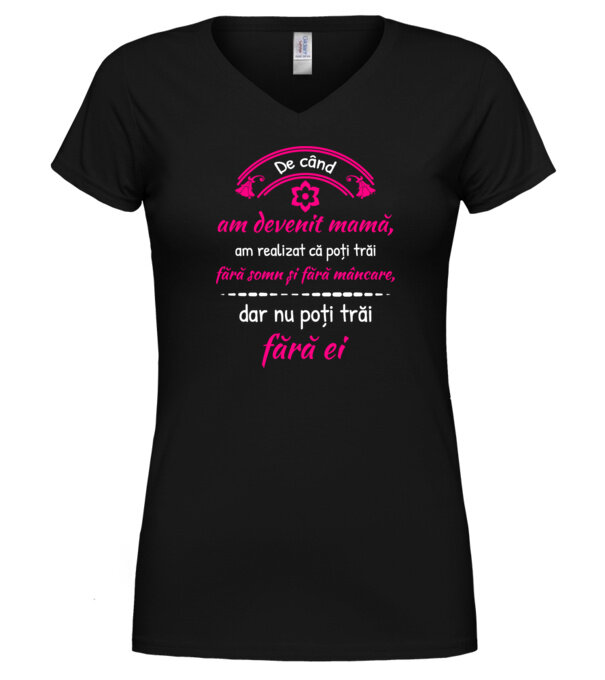  model  pe tricou