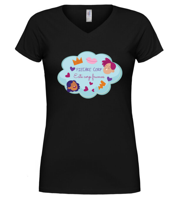  model  pe tricou