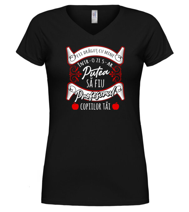  model  pe tricou