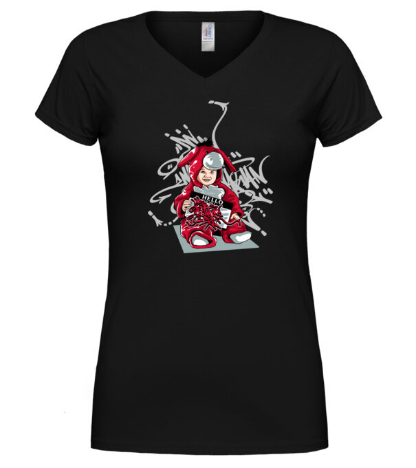  model  pe tricou