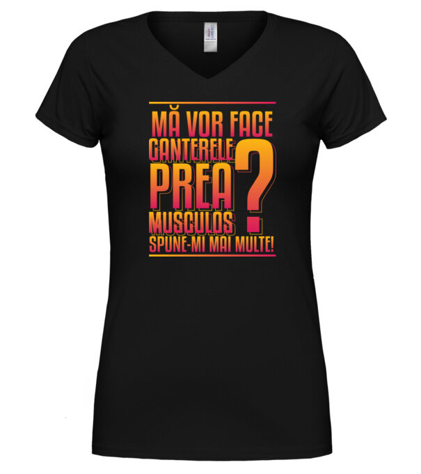  model  pe tricou