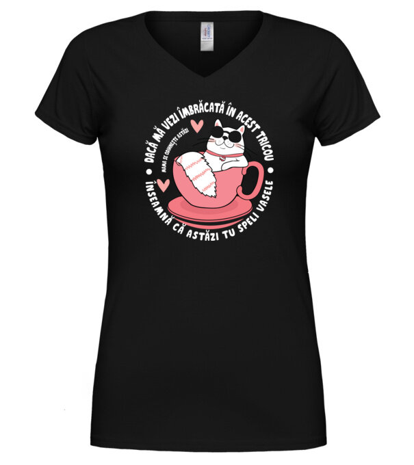  model  pe tricou