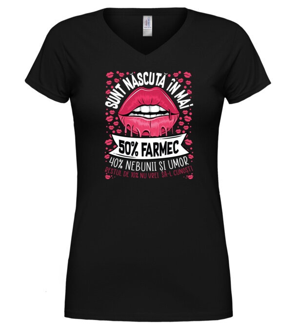  model  pe tricou