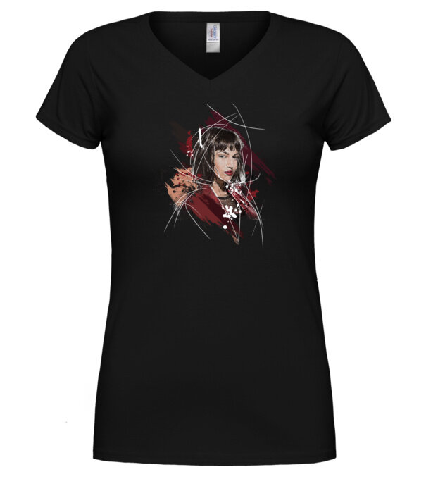  model  pe tricou