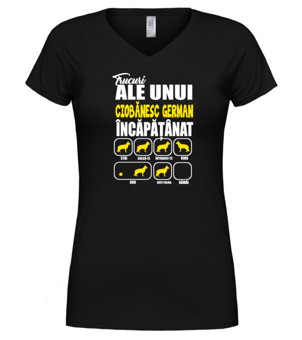  model  pe tricou