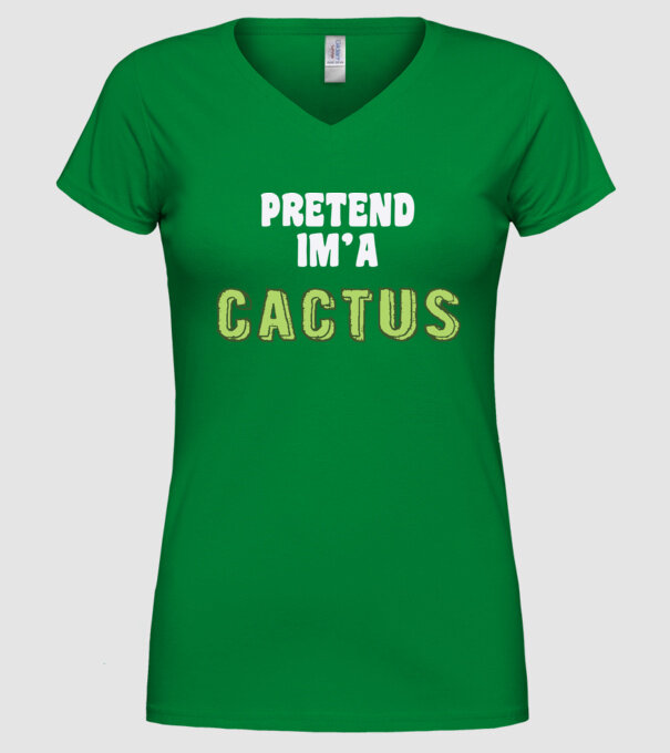 Cactus carnaval model verde pe tricou
