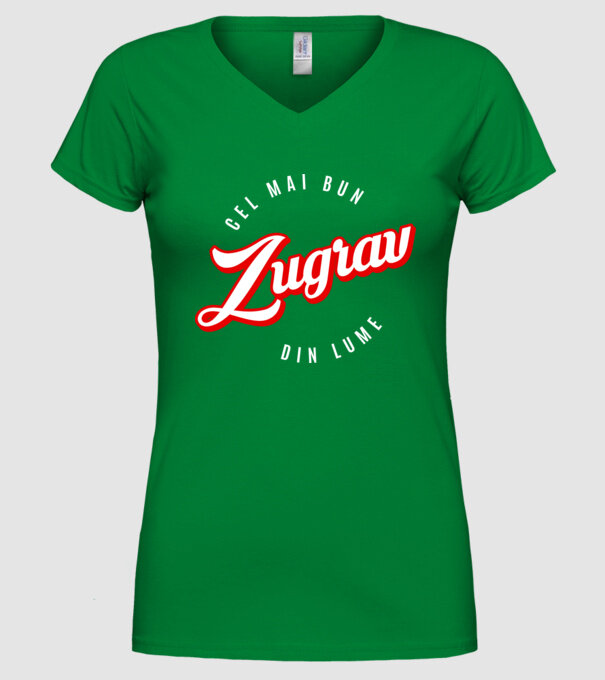 Cel mai bun ZUGRAV din lume model verde pe tricou