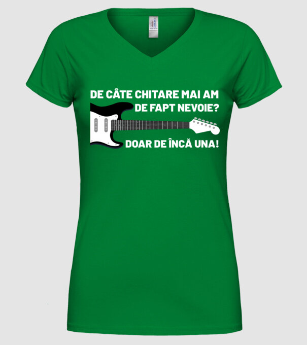 De câte chitare mai am de fapt nevoie? Doar de încă una model verde pe tricou